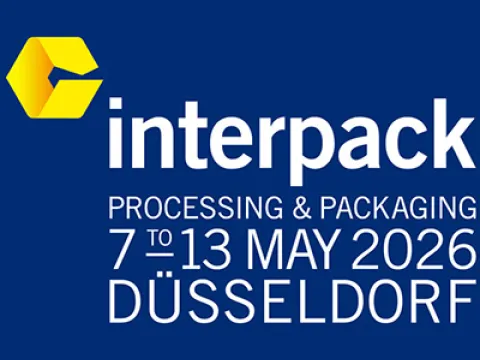 Logo der Messe Interpack 2026 in Düsseldorf